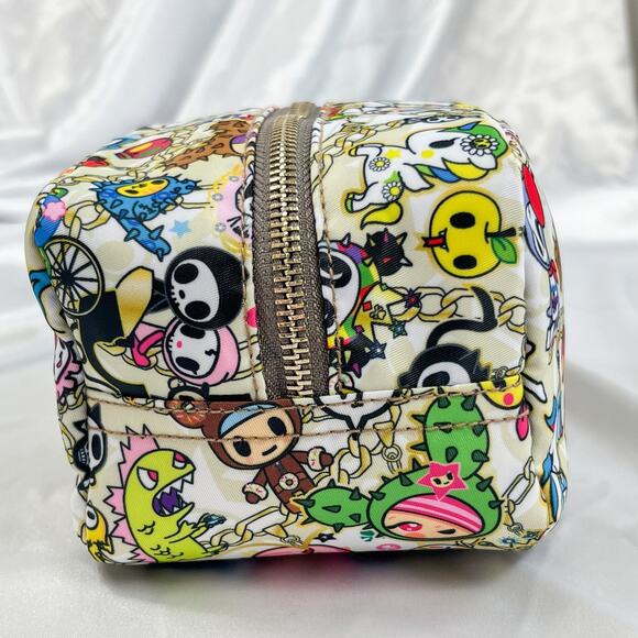 Tokidoki 2015 Chained Love Vintage Make Up Cosmetic Case Zipper Pouch NWT Rare - Picture 6 of 12
